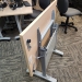 Heartwood 36 x 24 Blonde Nesting Training Table w/ Silver Frame